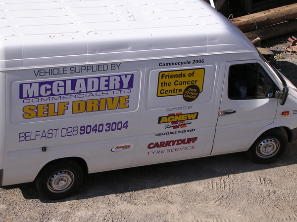 McGaldery's van